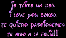 je t'aime 